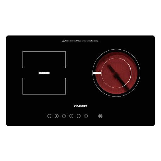 Faber Italia Builtin Double Electric Ceramic + Induction Cooker Hob