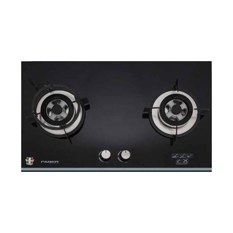 Faber Built in Hob Glass Hob Dapur Tanam Dapur Kaca FGH PRESTO 2B/76BK
